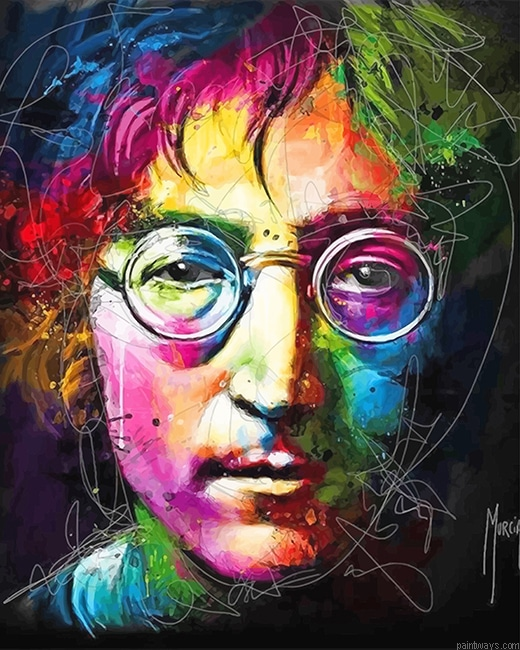 Colorful John Lennon New Painting By Numbers.png