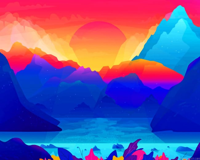 Colorful Landscape Illustrations Painting By Numberss.png