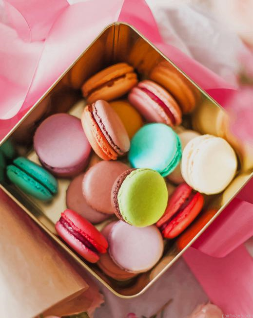Colorful Macarons New Painting By Numberss.png