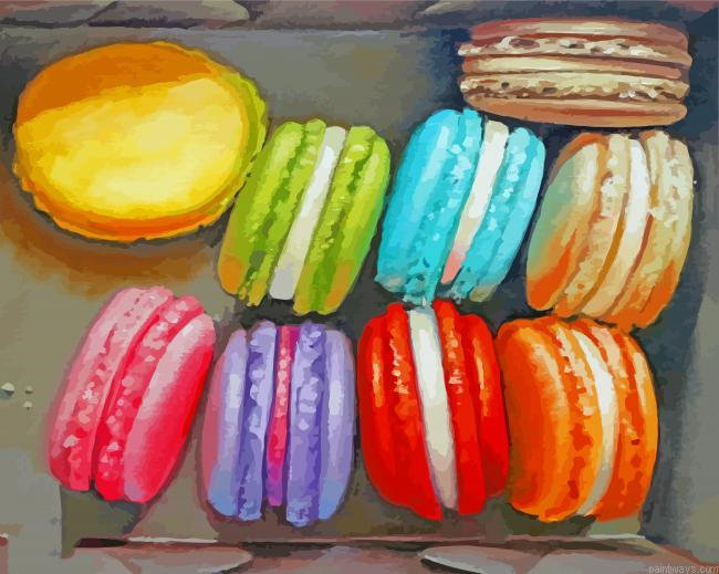 Colorful Macaroons Painting By Numberss.png