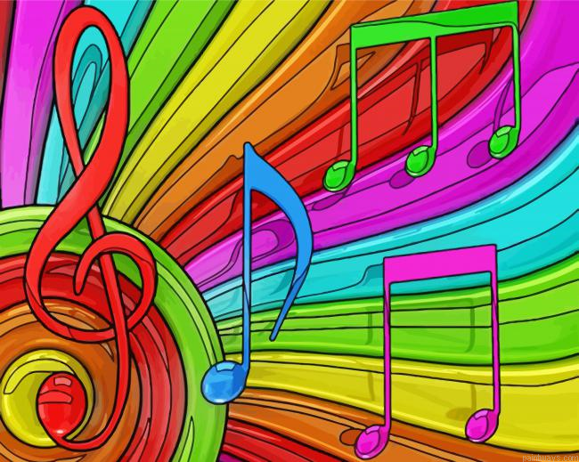 Colorful Music Note Painting By Numberss.png