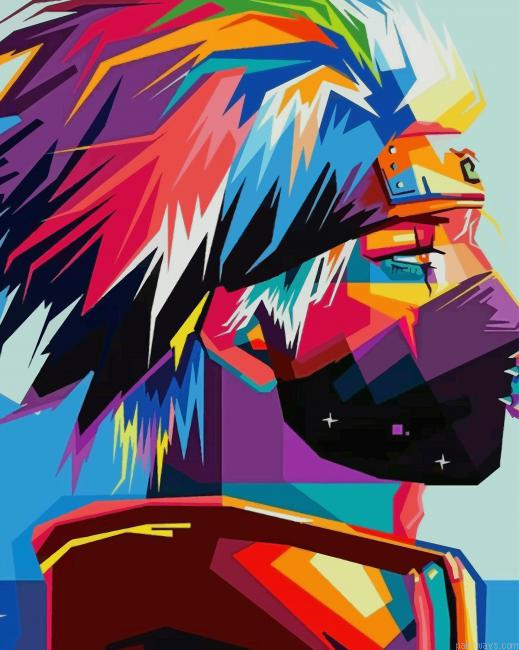 Colorful Naruto New Painting By Numberss.png