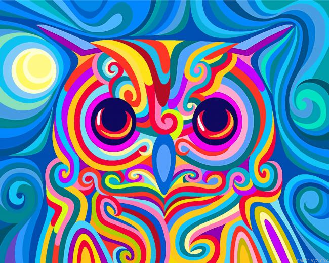 Colorful Owl Painting By Numbers.png