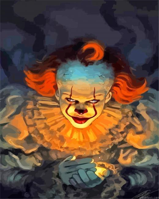 Colorful Pennywise Painting By Numberss.png