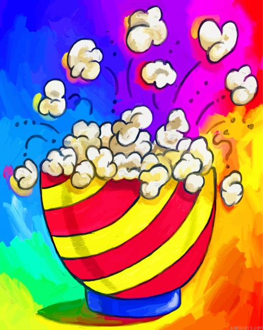 Colorful Popcorn Painting By Numberss.png