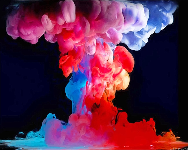Colorful Smoke Abstract New Painting By Numberss.png