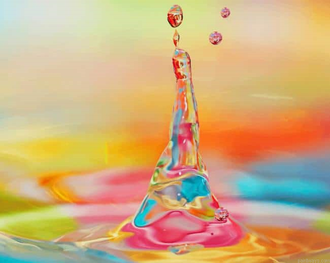 Colorful Water Drop New Painting By Numberss.png