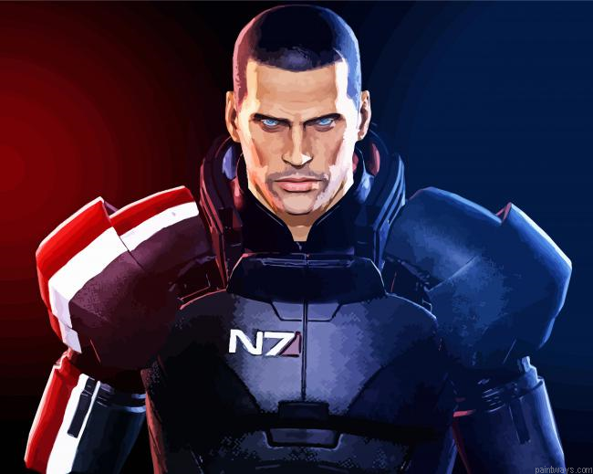 Commander Shepard Painting By Numberss.png