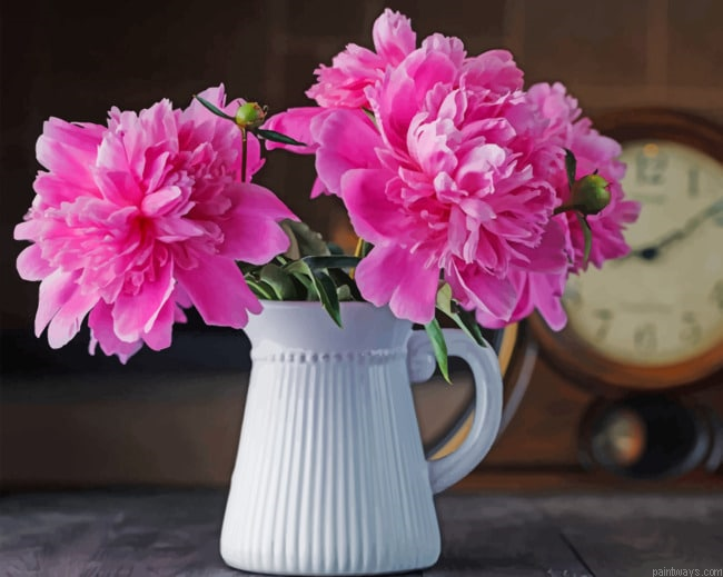 Common Peony New Painting By Numberss.png