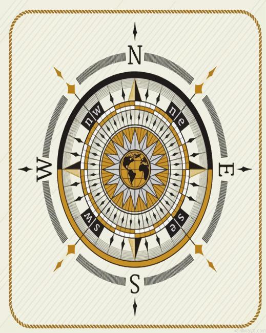 Compass Illustration Painting By Numberss.png