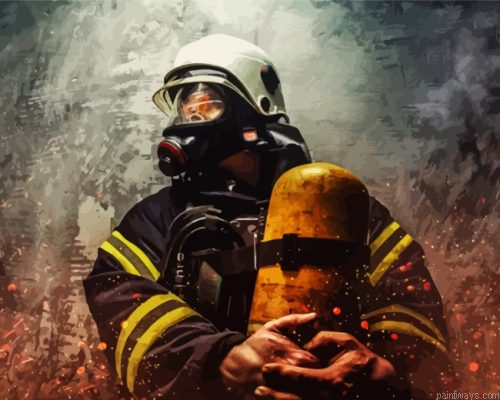 Cool Firefighter Painting By Numbers.png