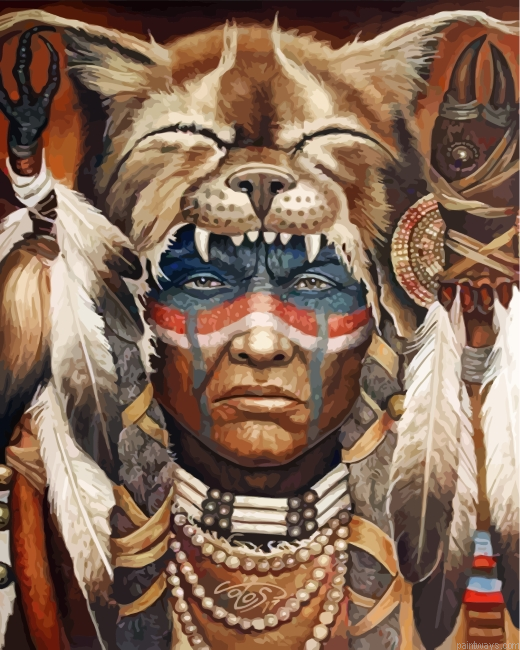Cool Native American Man Painting By Numbers.png
