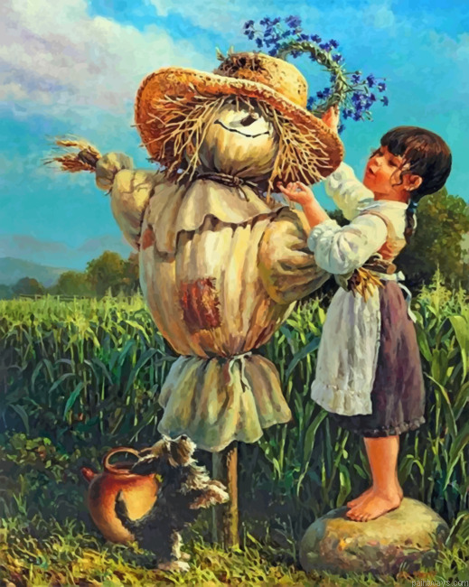 Countryside Girl Painting By Numbers.png