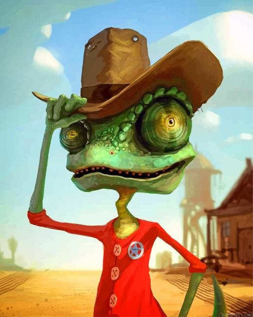 Cowboy Rango Painting By Numbers.png