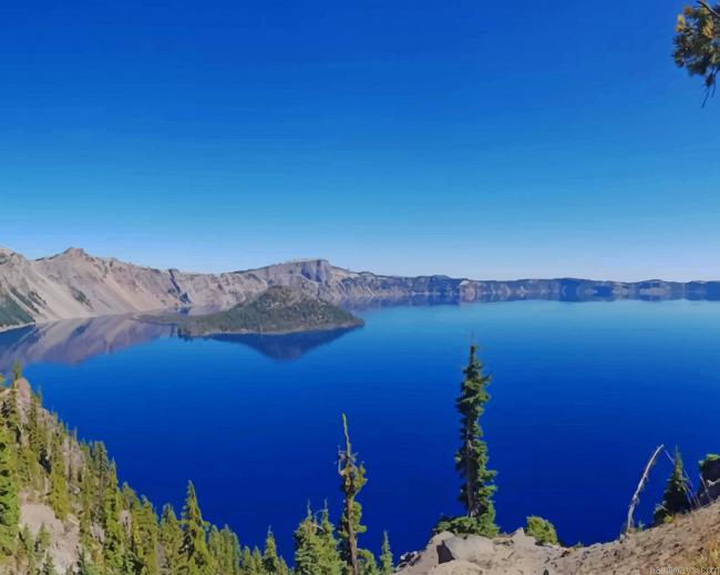 Crater Lake National Park New Painting By Numberss.png