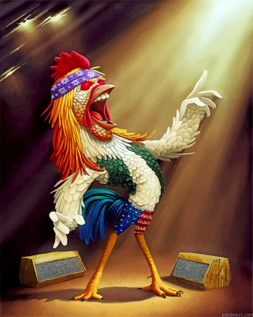 Crazy Chicken Painting By Numbers.png