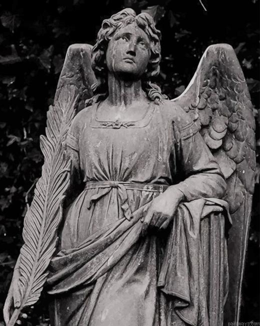 Crying Angel New Painting By Numberss.png