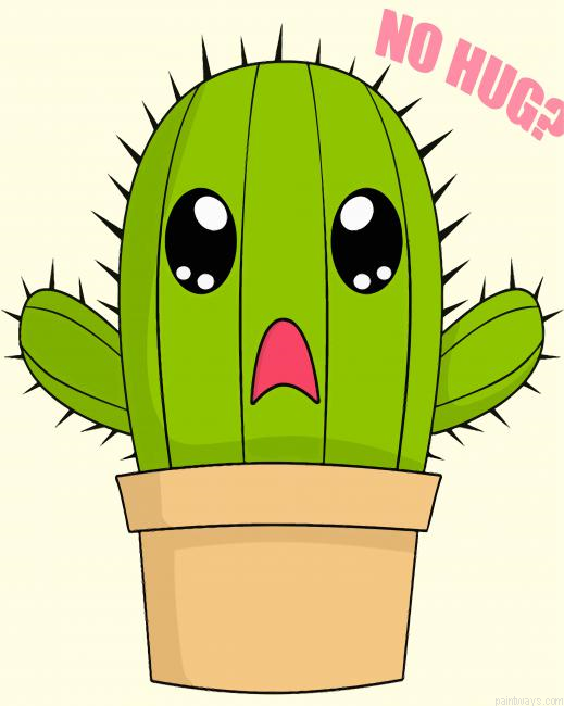 Cute Cactus Painting By Numbers.png