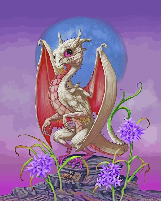 Cute Dragon Painting By Numbers.png