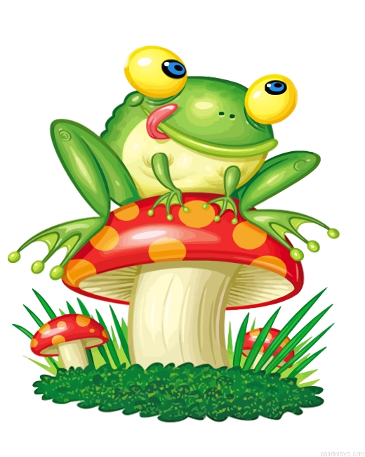 Cute Frog Painting By Numbers.png