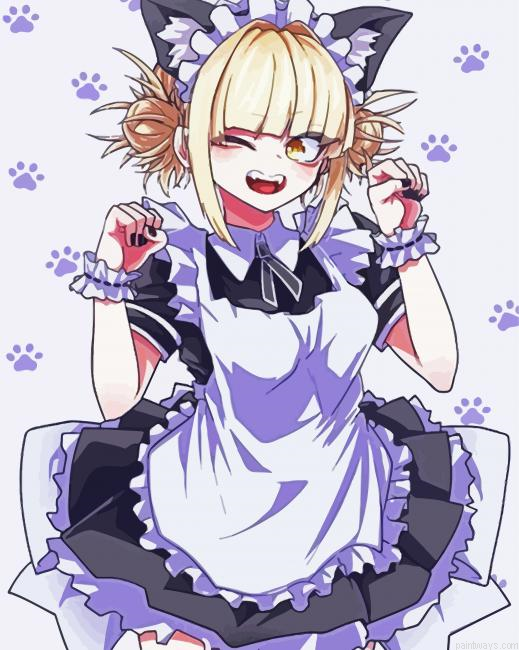 Cute Himiko Toga Painting By Numberss.png