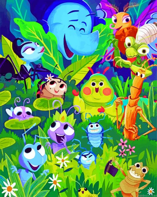 Cute Insects Painting By Numbers.png