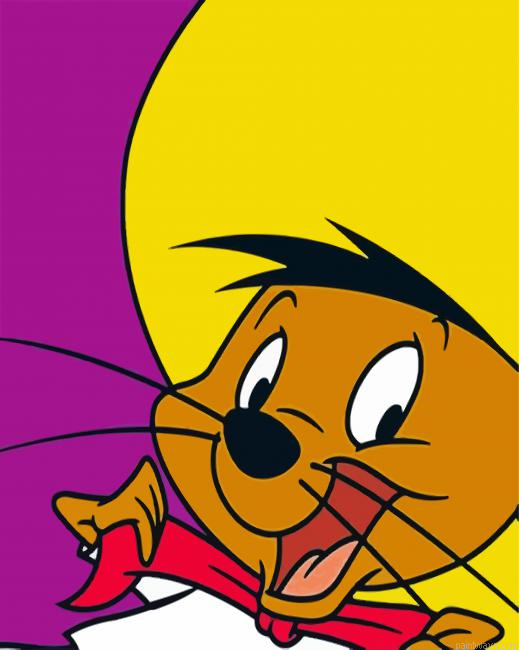 Cute Mouse Cartoon Painting By Numberss.png