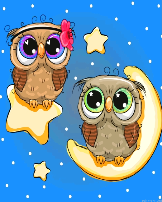 Cute Owls Painting By Numbers.png