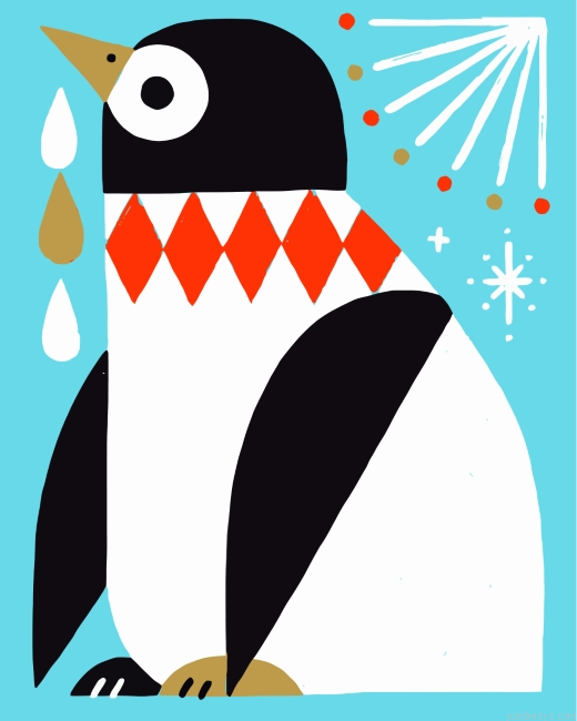 Cute Penguin Painting By Numbers.png