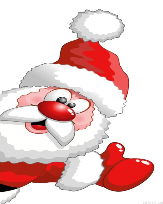 Cute Santa Claus Painting By Numbers.png