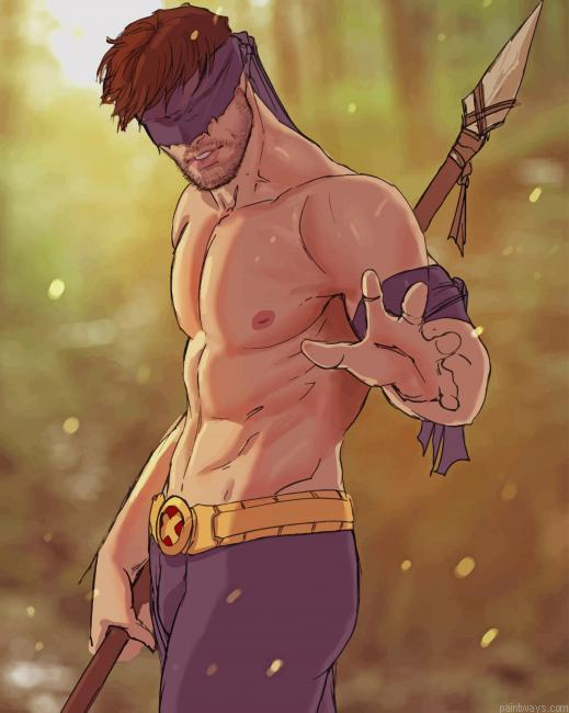 Cyclops X Men New Painting By Numberss.png