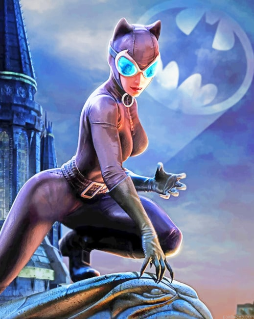 Dc Universe Catwoman Movies Painting By Numberss.png
