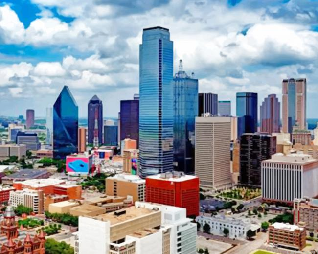 Dallas City Texas New Painting By Numberss.png