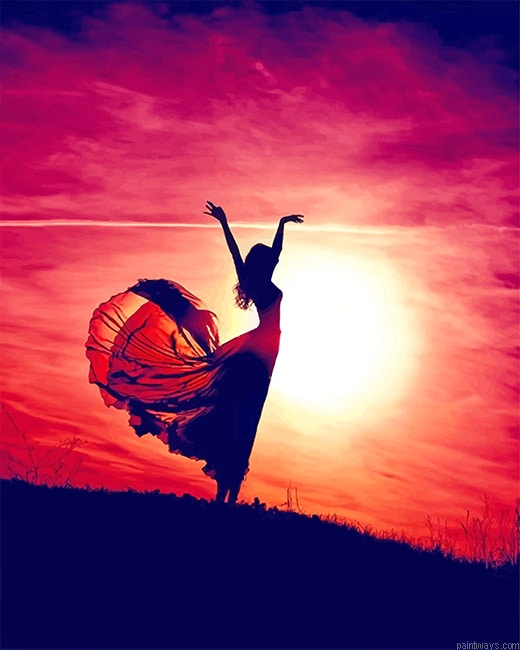 Dancing Girl New Painting By Numberss.png