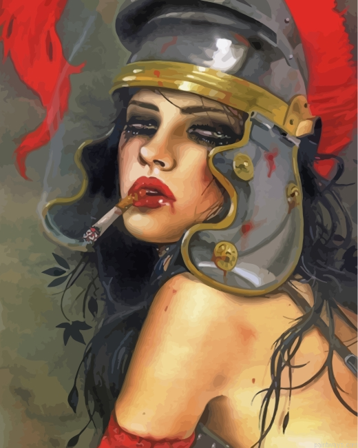 Dangerous Lady Painting By Numbers.png