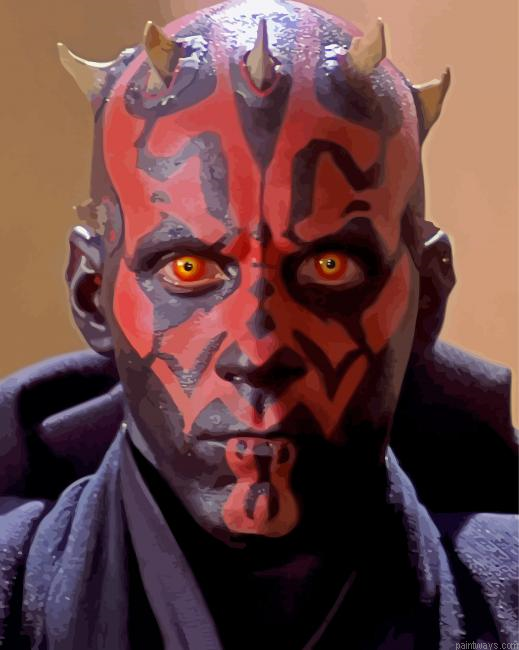 Darth Maul Character Painting By Numberss.png