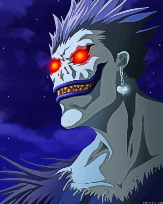 Death Note Ryuk Painting By Numbers.png