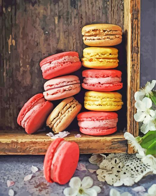 Delicious Macaroons Painting By Numberss.png