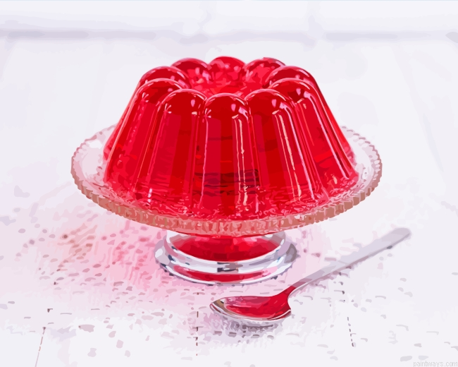 Delicious Red Jelly Painting By Numberss.png