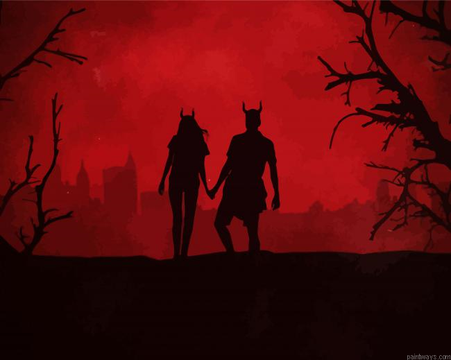 Devil Soulmates Painting By Numberss.png