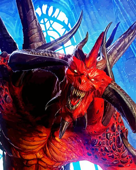 Diablo Video Game Painting By Numberss.png