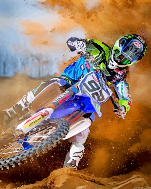 Dirt Bike Driver Painting By Numbers.png