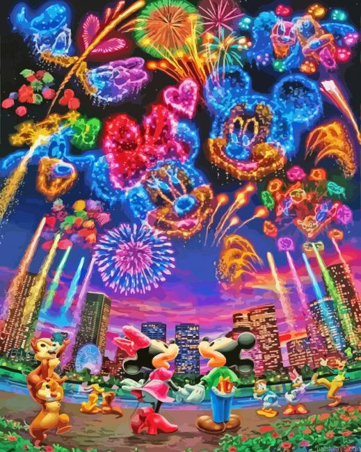 Disney Fireworks Painting By Numberss.png