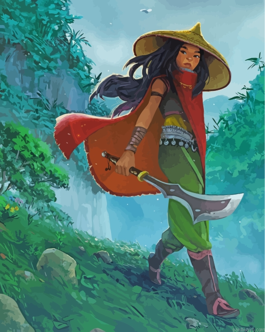 Disney Princess Raya Painting By Numbers.png