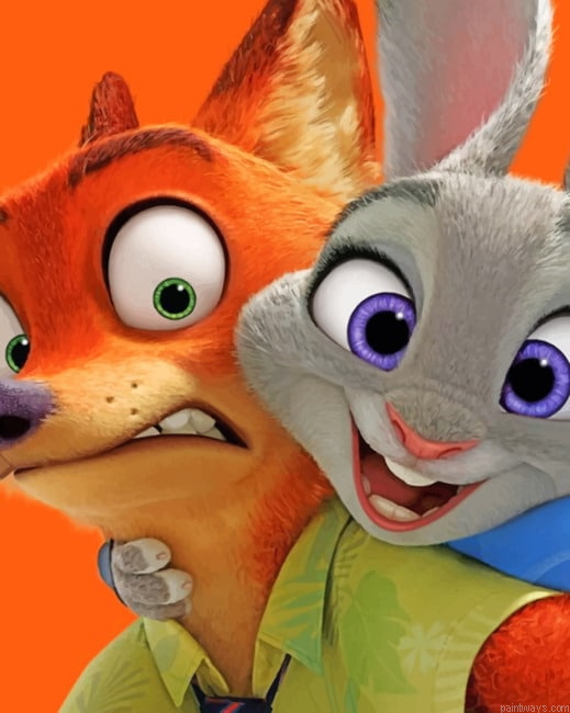 Disney Zootopia New Painting By Numberss.png