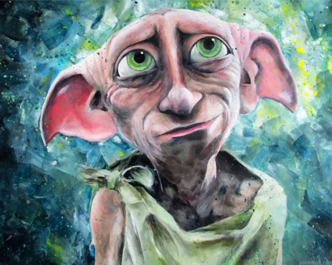Dobby From Harry Potter Painting By Numbers.png