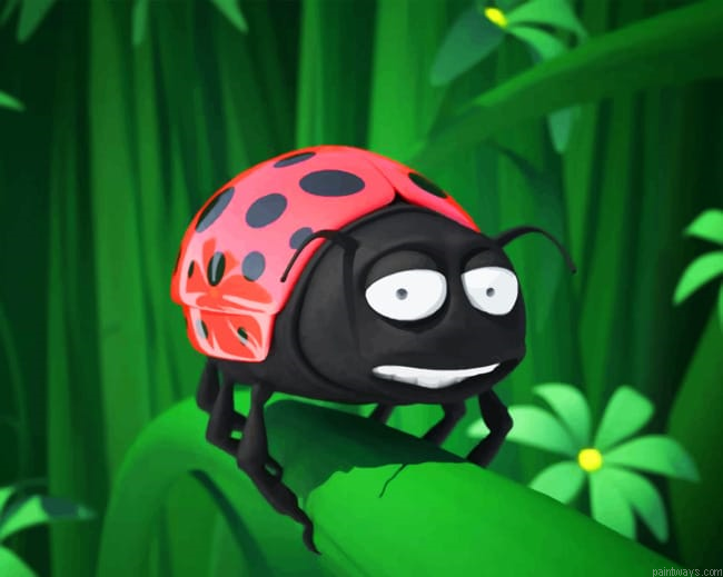 Dodo Ladybug Insects Painting By Numberss.png