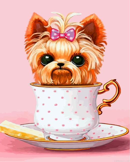 Dog In Teacup Painting By Numbers.png