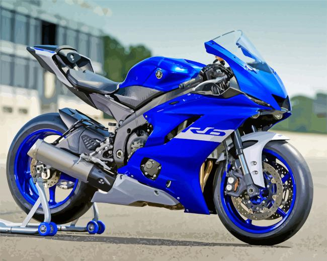 Dope Blue Motorcycle Painting By Numbers.png