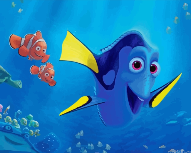 Dory And Nemo Painting By Numbers.png